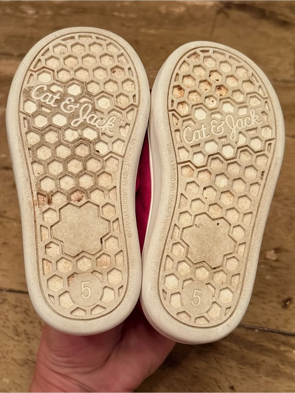 Fuchsia Slip-On Knot-Front Sneakers by Cat & Jack size toddler 5